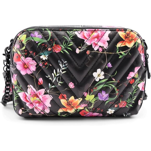 🆕 Women Black Onilalin Crossbody Bag Two Additional Pockets Synthetic Material - Picture 2 of 3